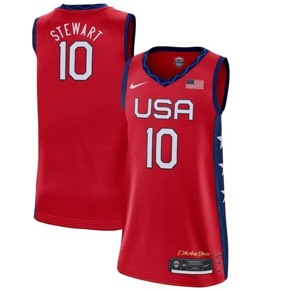 NEW Nike Team USA Basketball Breanna Stewart Road Jersey Women’s Size S NWT - Picture 3 of 13